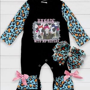 Hangin’ with my heifers romper